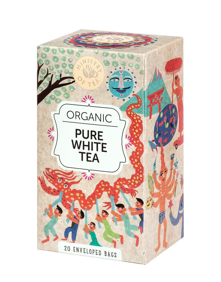 ministry of tea tè bianco purissimo 20 bustine da 1,75 grammi
