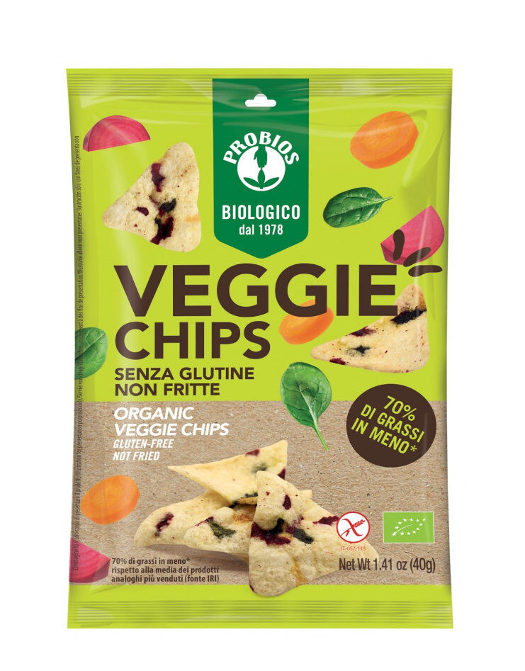 probios veggie chips 40 grammi