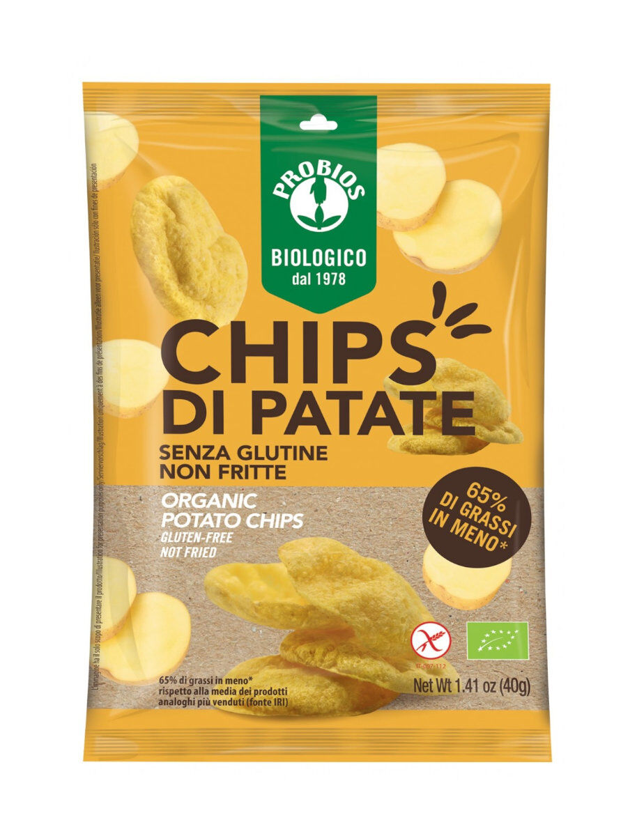 probios chips di patate 40 grammi