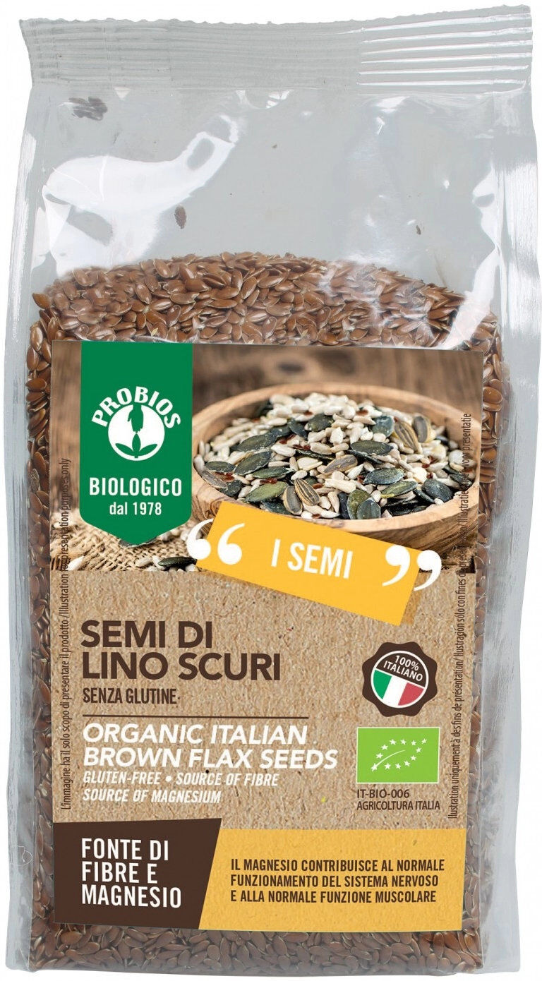 probios semi di lino scuri 500 grammi