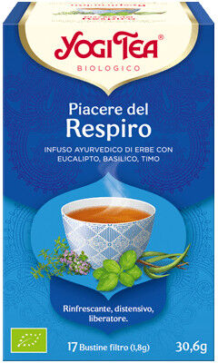 yogi tea - piacere del respiro 17 bustine da 1,8 grammi