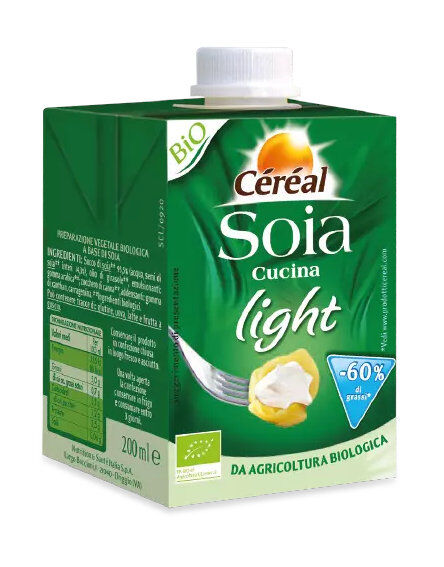 cÉrÉal soia cucina light 200ml