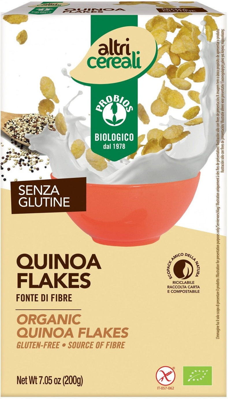 probios altri cereali - quinoa flakes 200 grammi