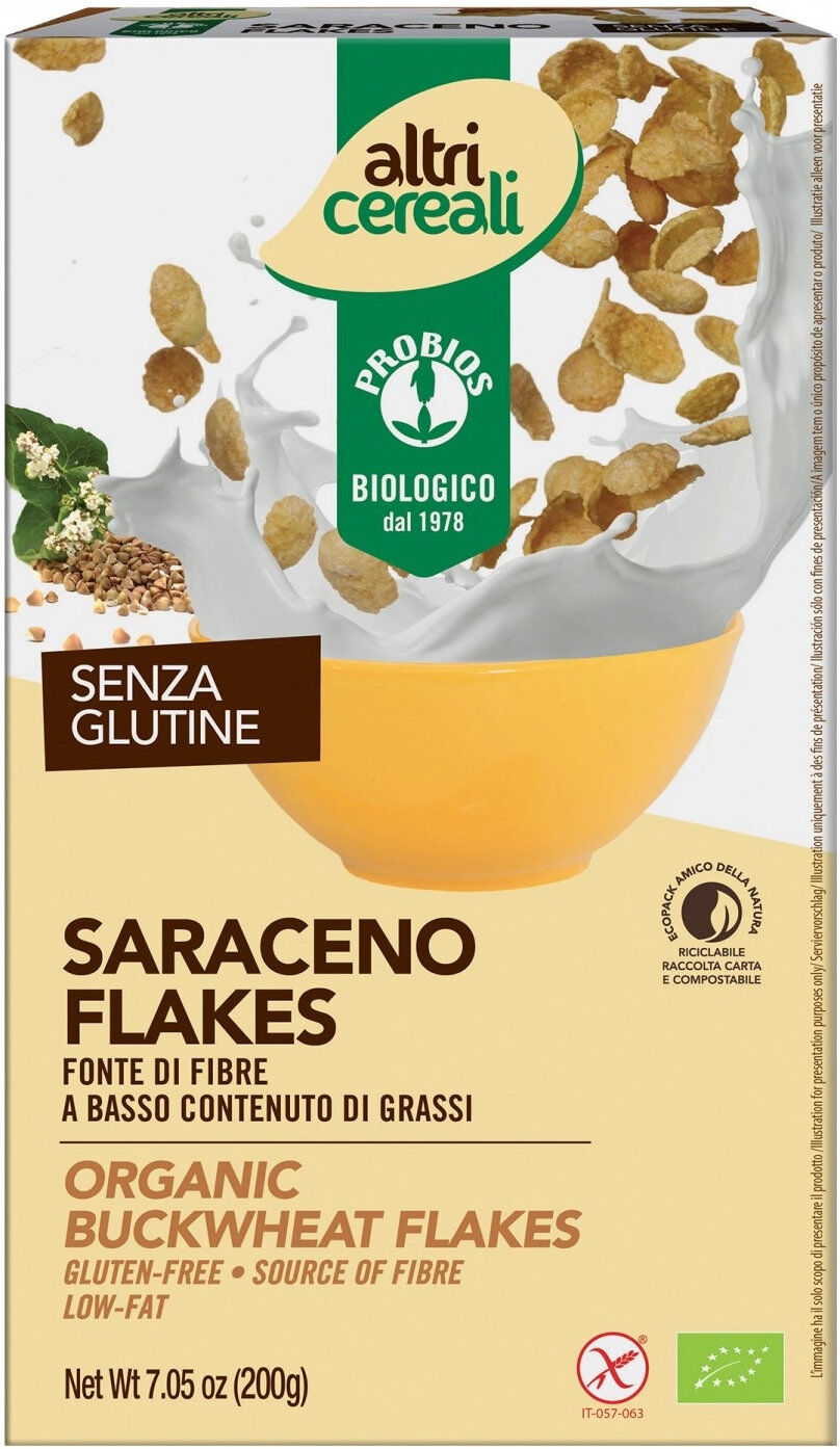 probios altri cereali - saraceno flakes 200 grammi