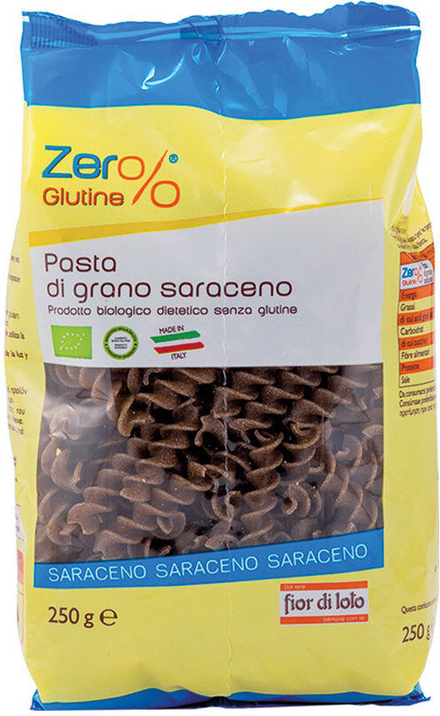 fior di loto zero% glutine - fusilli di grano saraceno 250 grammi