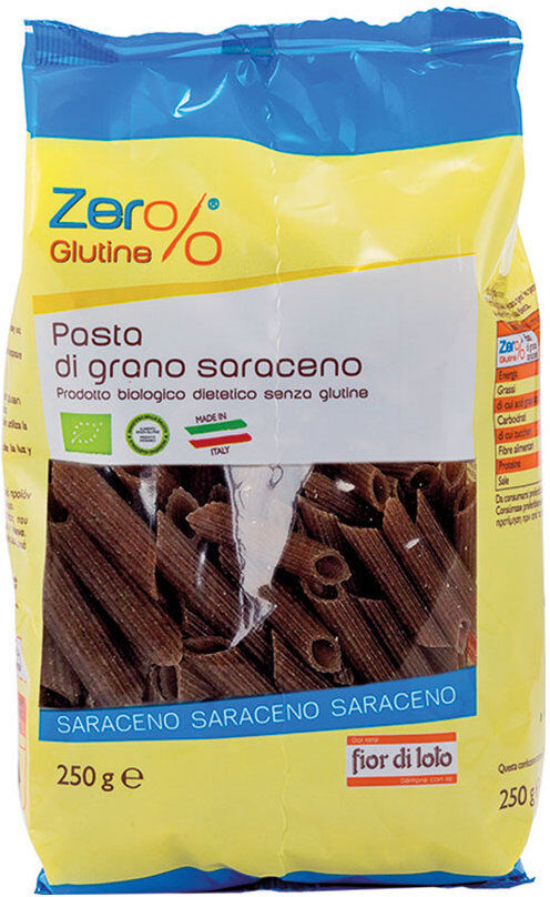 fior di loto zero% glutine - penne di grano saraceno 250 grammi