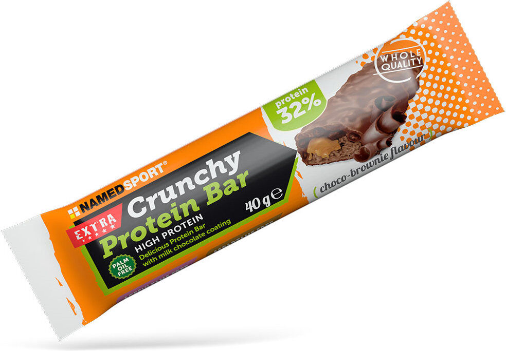 named sport crunchy protein bar 1 barretta da 40 grammi biscotto e crema