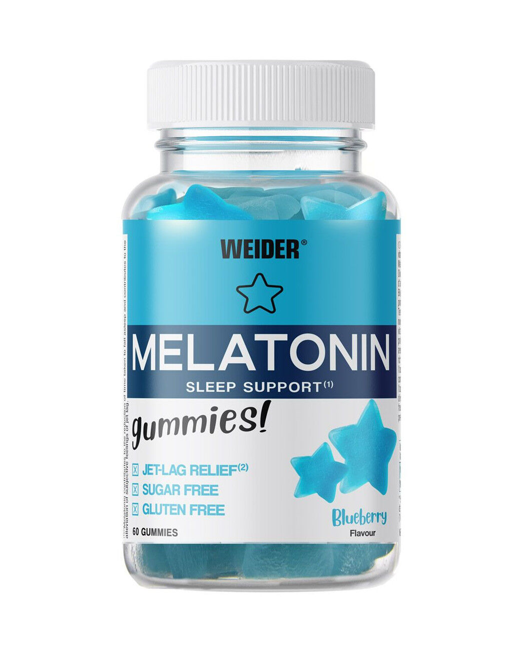 weider melatonin up 60 caramelle gommose mirtillo