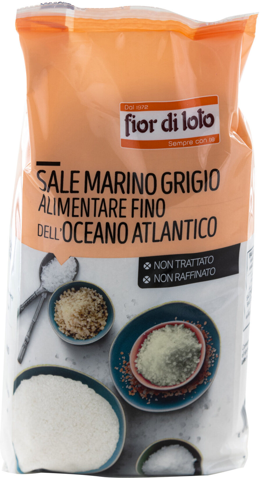 fior di loto sale marino alimentare dell'oceano atlantico - fino 1000 grammi