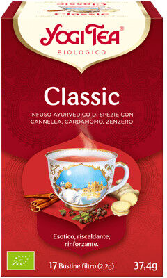 yogi tea - classic 17 bustine da 2,2 grammi