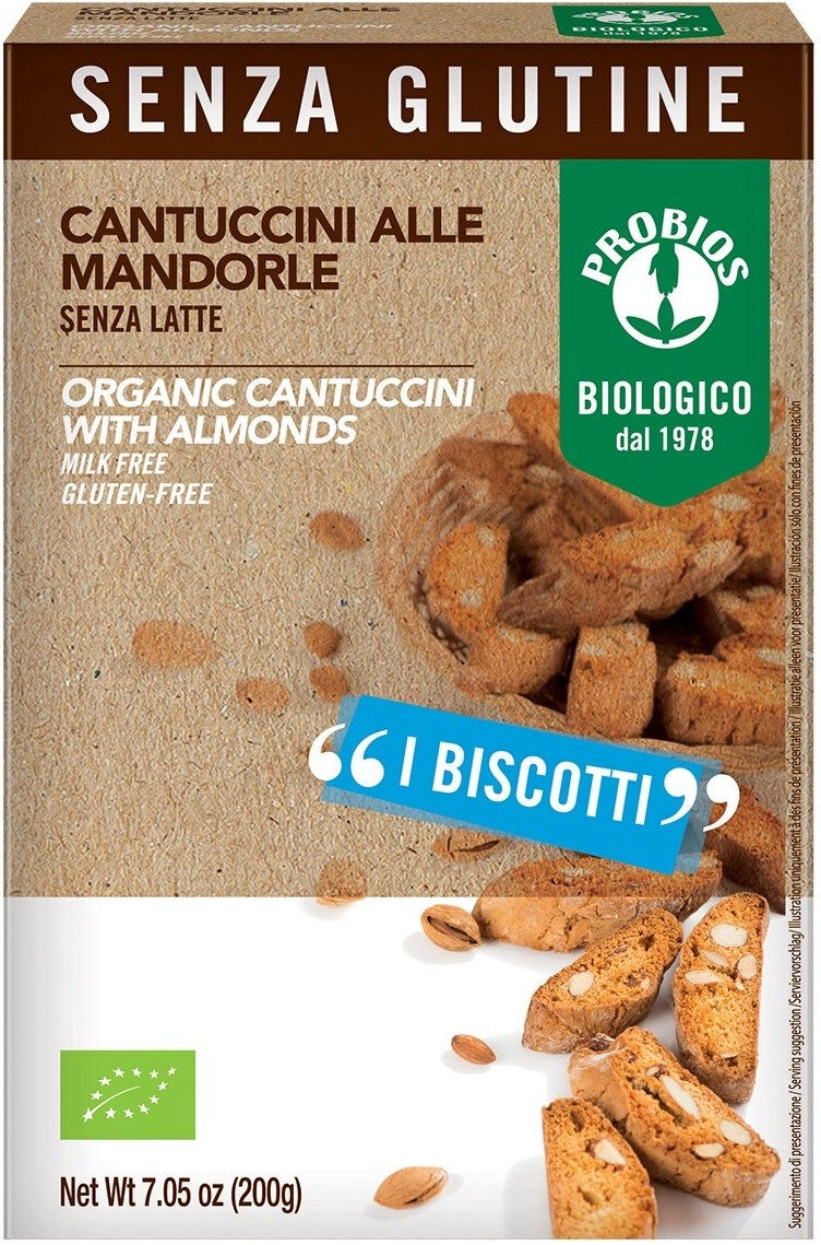 probios cantuccini alle mandorle 200 grammi