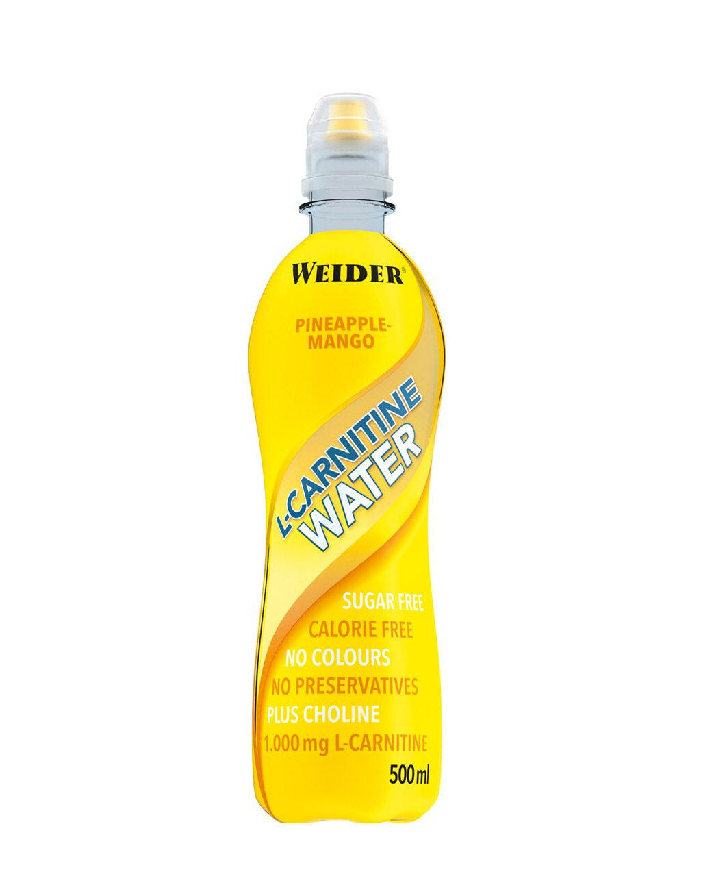 weider l-carnitine water 500 ml ananas e mango