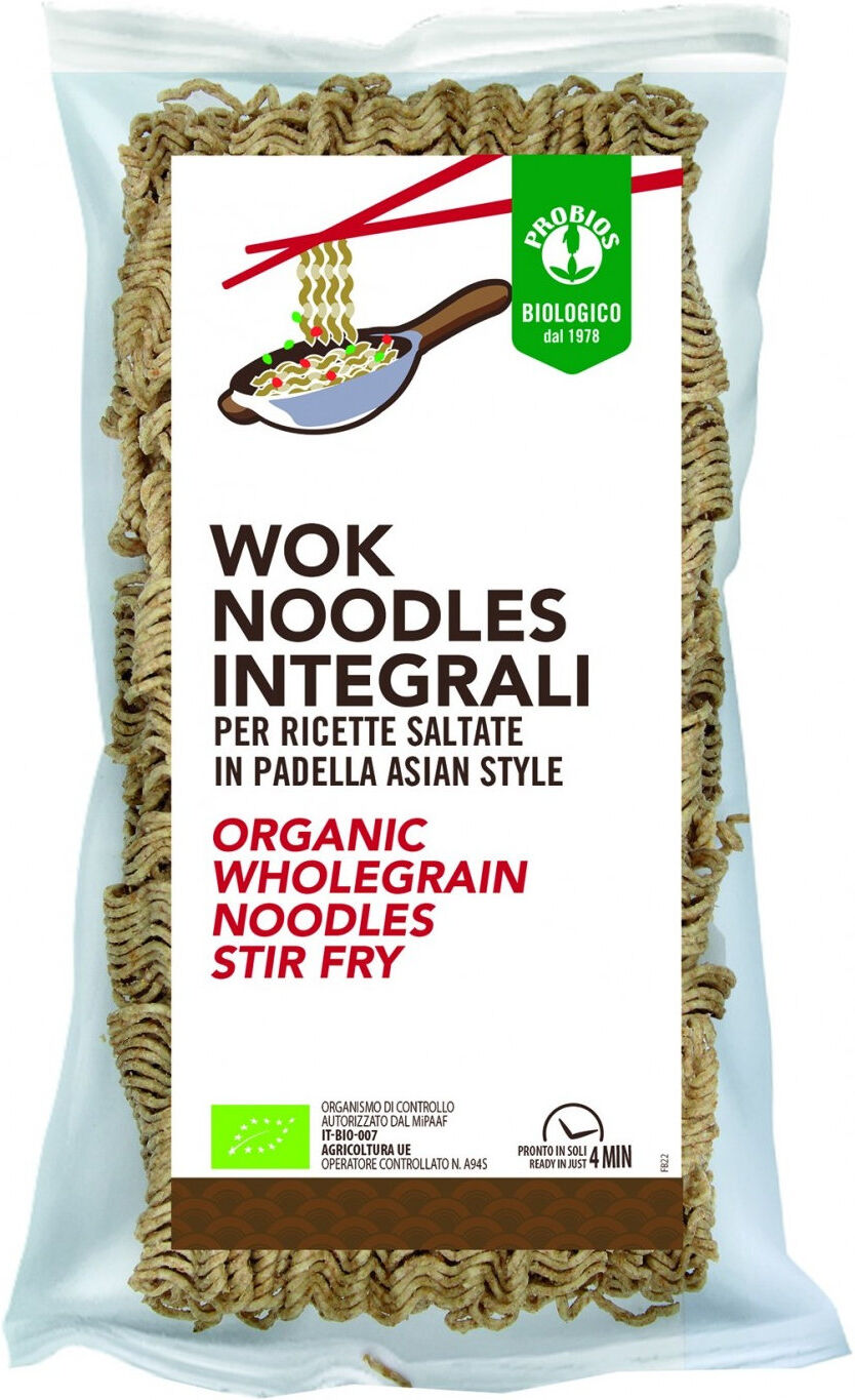 probios wok - noodles integrali 250 grammi