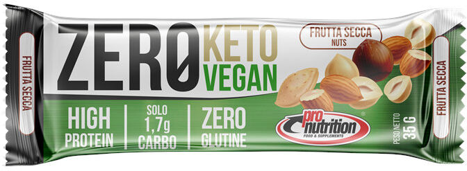 pronutrition zero keto vegan bar 35 grammi frutta secca