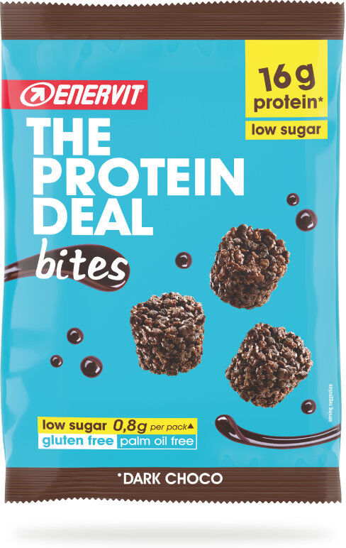 enervit the protein deal bites 53 g dark choco