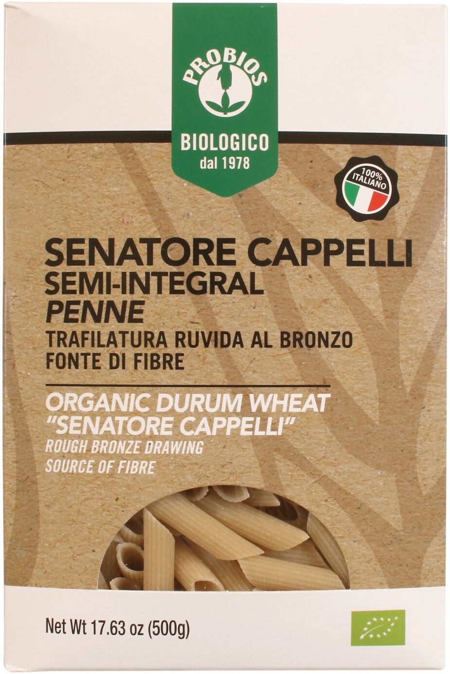 probios penne di grano senatore cappelli 500 g