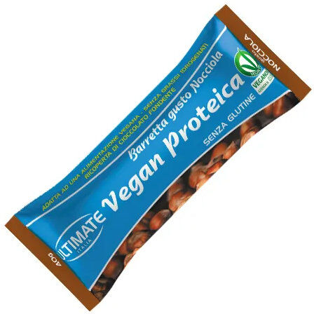 ultimate italia barretta vegana proteica 40 g nocciola