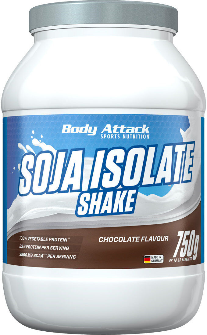 body attack soja isolate shake 750 grammi cioccolato