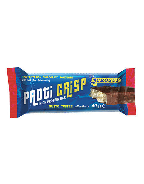 EUROSUP Proti Crisp 1 Barretta Da 40 Grammi Toffee