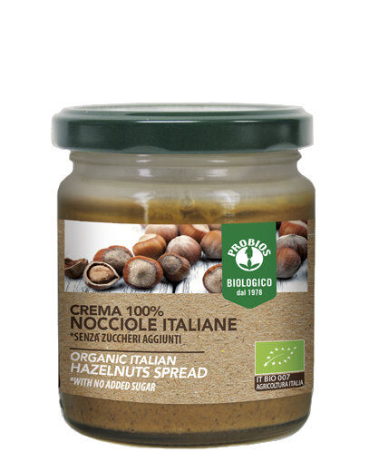 PROBIOS Crema 100% Nocciole Senza Glutine 200 Grammi