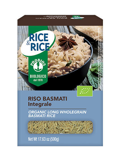 PROBIOS Rice & Rice - Riso Basmati Integrale 500 Grammi