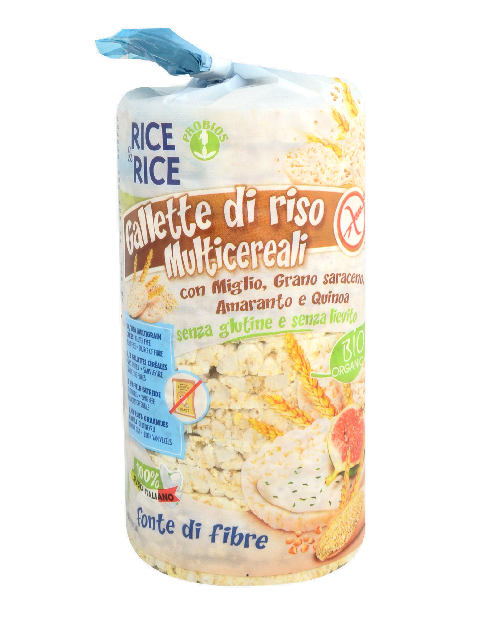 PROBIOS Rice & Rice - Gallette Di Riso Multicereali Senza Glutine 100 Grammi