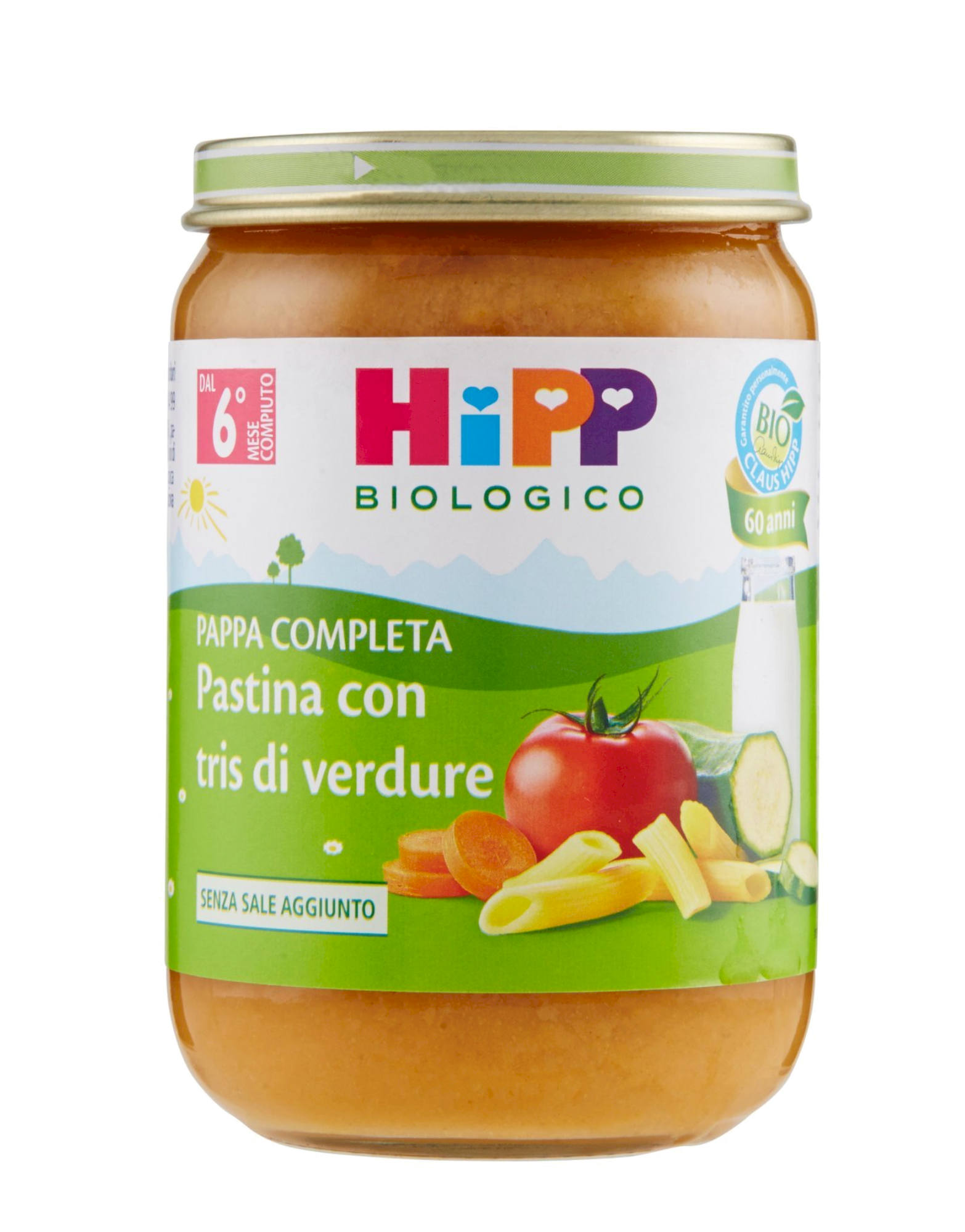HIPP Pastina Con Tris Di Verdure 190 Grammi