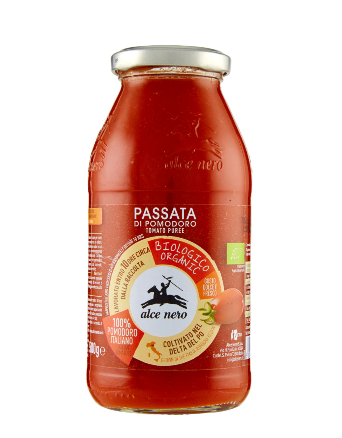 ALCE NERO Passata Di Pomodoro 500 Grammi