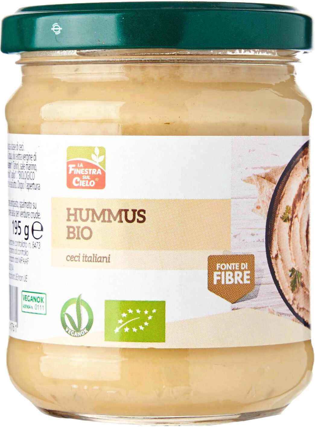 LA FINESTRA SUL CIELO Hummus Bio 195 Grammi