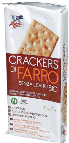 LA FINESTRA SUL CIELO Crackers Bio Di Farro Senza Lievito 280 Grammi