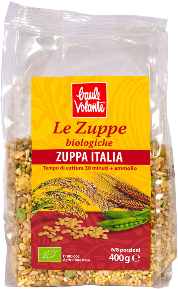 BAULE VOLANTE Le Zuppe Biologiche - Zuppa Italia 400 Grammi