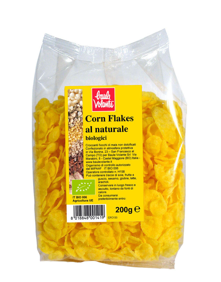 BAULE VOLANTE Corn Flakes Al Naturale 200 Grammi