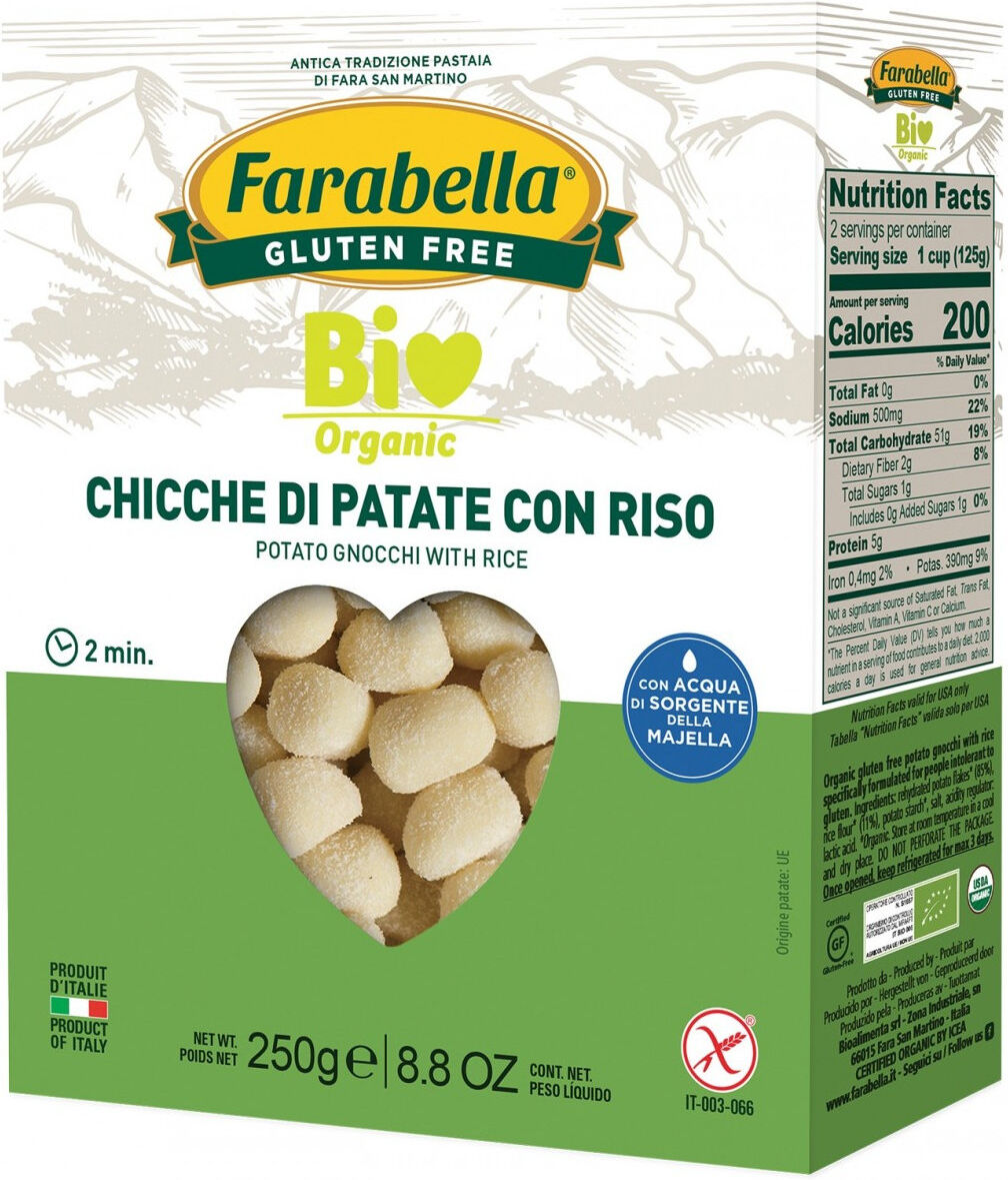 PROBIOS Farabella Bio - Chicche Di Patate Con Riso 250 Grammi