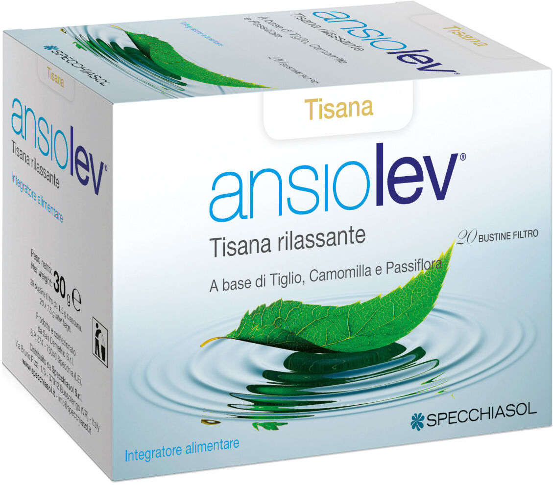 SPECCHIASOL Ansiolev Tisana 20 Bustine Da 1,5 Grammi