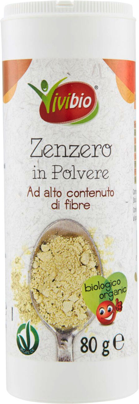 VIVIBIO Zenzero In Polvere 80 Grammi