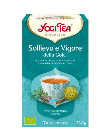 Yogi Tea - Sollievo E Vigore Della Gola 17 Bustine Da 1,8 Grammi