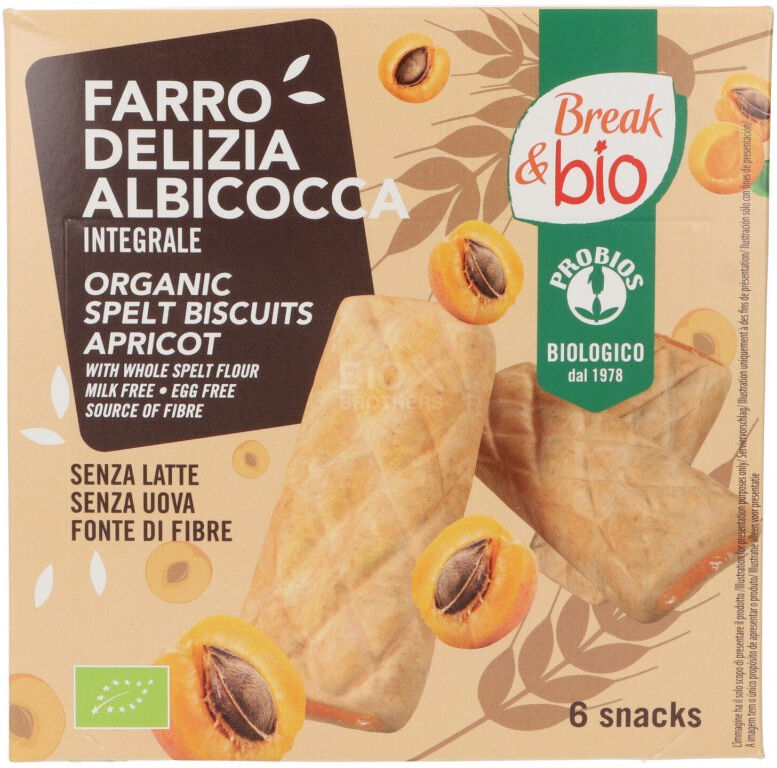 PROBIOS Break & Bio - Farro Delizia Al Albicocca 6 Snack Da 30 Grammi