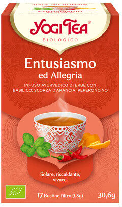 Yogi Tea - Entusiasmo Ed Allegria 17 Bustine Da 1,8 Grammi