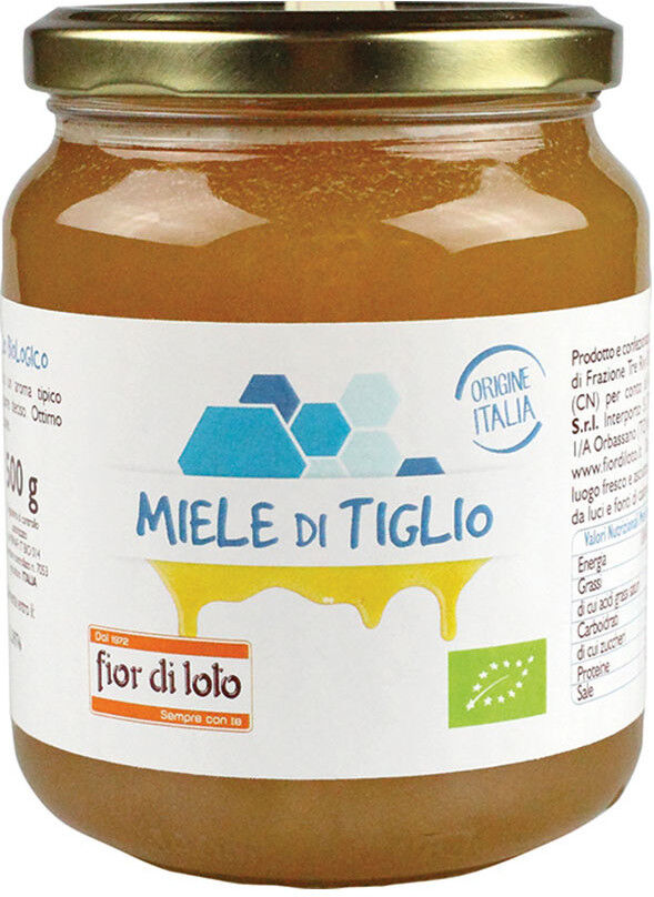 FIOR DI LOTO Miele Di Tiglio Biologico 500 Grammi