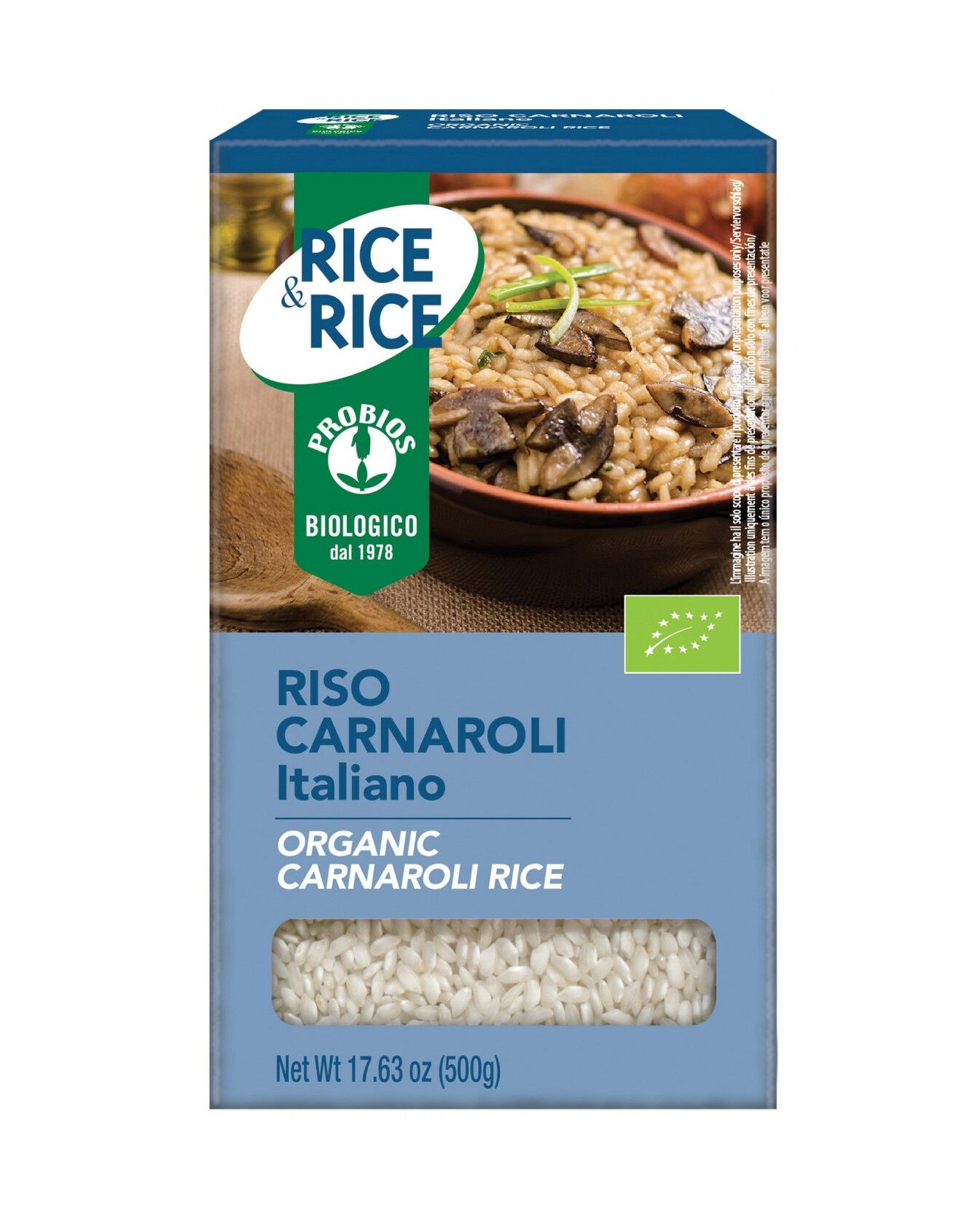PROBIOS Rice & Rice - Riso Carnaroli Bianco 500 Grammi