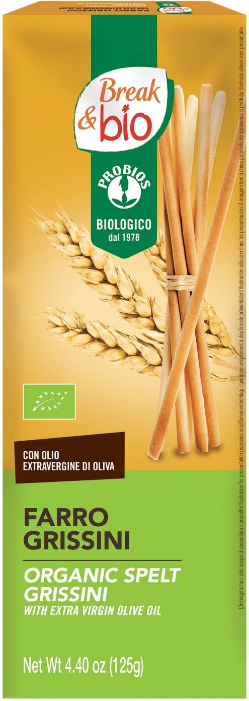 PROBIOS Break & Bio - Farro Grissini 125 Grammi