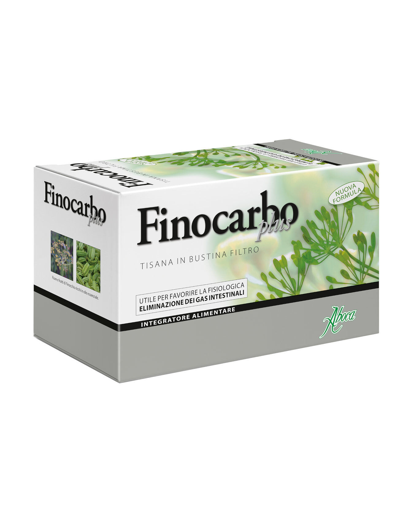 ABOCA Finocarbo Plus - Tisana In Bustina Filtro 20 Bustine Da 2 Grammi