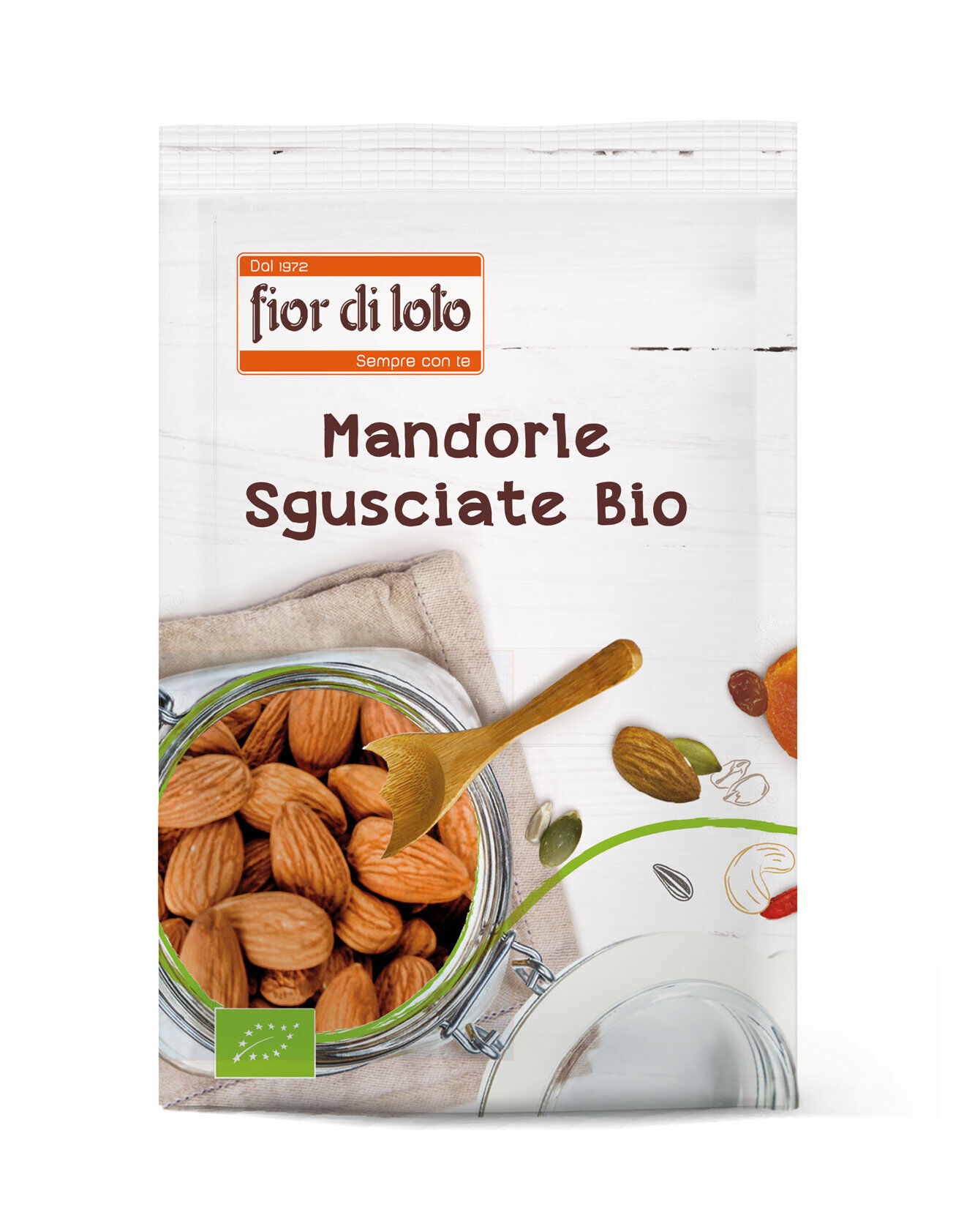 FIOR DI LOTO Gonuts - Mandorle Sgusciate Bio 170 Grammi