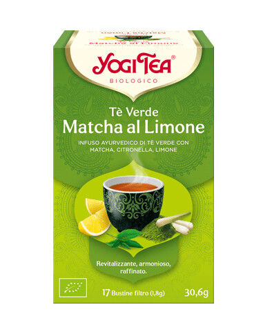 Yogi Tea - Tè Verde Matcha Al Limone 17 Bustine Da 1,8 Grammi