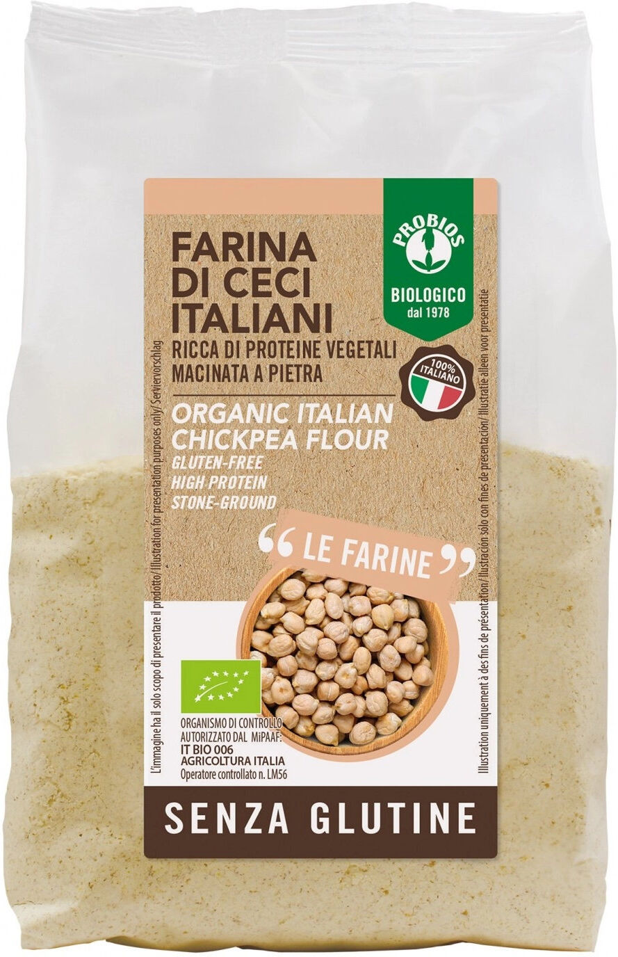 PROBIOS Farina Senza Glutine Di Ceci 375 Grammi