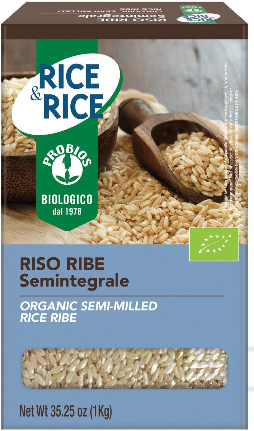 PROBIOS Rice & Rice - Riso Ribe Lungo Semintegrale 1000 Grammi