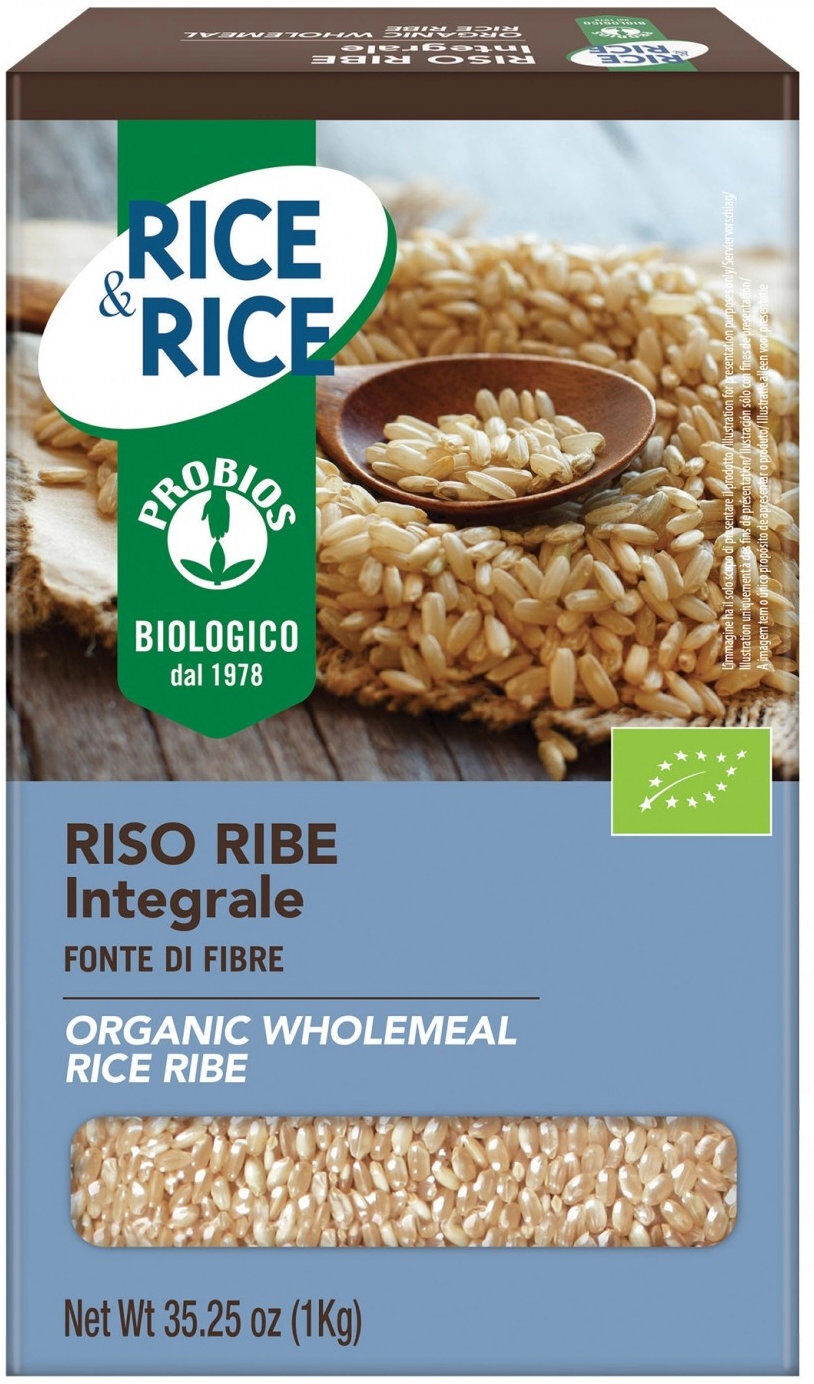 PROBIOS Rice & Rice - Riso Ribe Lungo Integrale 1000 Grammi