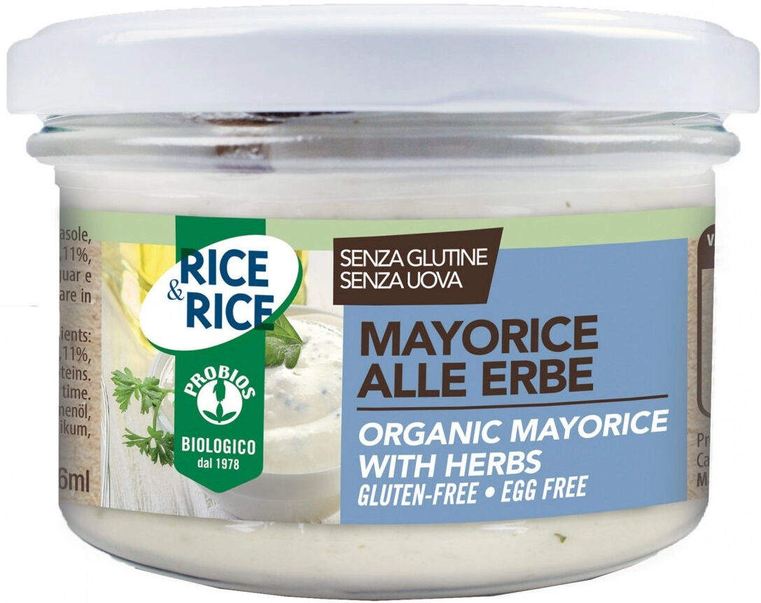 PROBIOS Rice & Rice - Mayorice Alle Erbe 165 Grammi