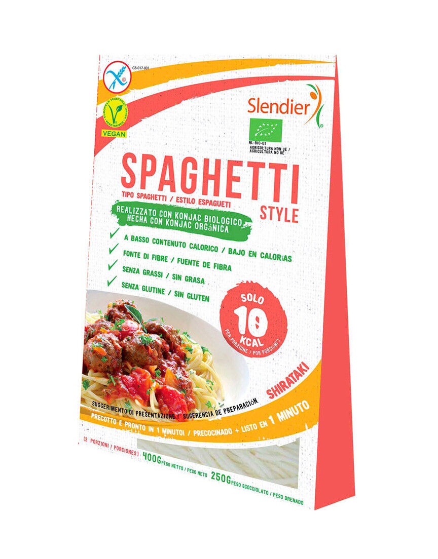 FIOR DI LOTO Slendier - Spaghetti Style 400 Grammi (Sgocciolato 250g)