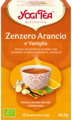 Yogi Tea - Zenzero Arancio E Vaniglia 17 Bustine Da 1,8 Grammi